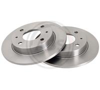 2x A.B.S. 17671 Bremsscheibe hinten für MITSUBISHI SMART
