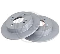 2x Bremsscheibe A.B.S. 18398 passend für HYUNDAI