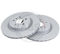 2x A.B.S. 18557 Bremsscheibe hinten für JAGUAR LAND ROVER