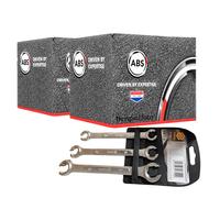 2x A.B.S. Bremssattel Vorne + Schlüssel Satz für DACIA DUSTER YARIS VIOS