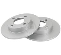 ABS All Brake Systems Bremsscheibe 15765 hinten rechts/links 245 mm für Audi