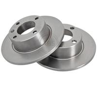 A.B.S. Bremsscheibe hinten rechts links voll 251mm für CITROËN 16578