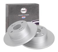 2x A.B.S. BREMSSCHEIBEN 240mm HINTEN passend für TOYOTA COROLLA