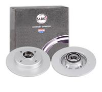 2x A.b.s. Bremsscheiben 244mm Hinten Passend Für Citroën C3 C4 Peugeot 2008 208 Bremsscheibe: A.b.s.: 18643 A.b.s.: 18643c Ashika: 61000621c Ate: 2