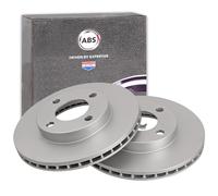 2x A.B.S. BREMSSCHEIBEN 256mm VORNE passend für AUDI 100 200 80 90