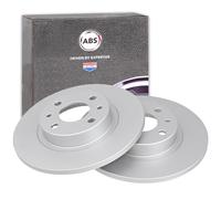 2x A.B.S. BREMSSCHEIBEN 257mm VORNE passend für ALFA ROMEO 145 146 155 FIAT 500