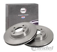 2x A.B.S. BREMSSCHEIBEN 259mm VORNE passend für ALPINE V6 RENAULT 18 25 ESPACE