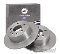2x A.B.S. Bremsscheibe 15818 für OPEL OMEGA SENATOR V87 Caravan V88 F19 M19 N19