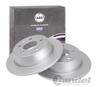 2x A.B.S. BREMSSCHEIBEN 280mm HINTEN passend für MERCEDES-BENZ V-KLASSE VITO