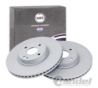 2x A.B.S. BREMSSCHEIBEN 280mm VORNE passend für ABARTH 124 FIAT 124 MAZDA MX-5