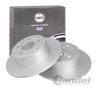 2x A.B.S. Bremsscheibe 16489 für J96 OPEL YS3D VECTRA 900 CC SAAB Caravan 16V 2