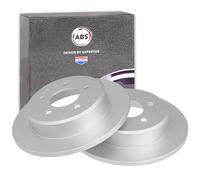 2x A.B.S. BREMSSCHEIBEN 290mm HINTEN passend für CHRYSLER GRAND VOYAGER DODGE