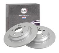 2x A.B.S. BREMSSCHEIBEN 300mm HINTEN passend für MERCEDES-BENZ S-KLASSE