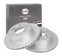 A.B.S. Bremsscheibe 18390 beschichtet belüftet 307 mm hinten für SSANGYONG Kyron Rexton