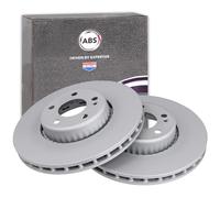 2x A.B.S. BREMSSCHEIBEN 318mm VORNE passend für MERCEDES-BENZ C-KLASSE