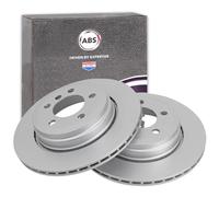 2x A.B.S. BREMSSCHEIBEN 324mm HINTEN passend für BMW 7