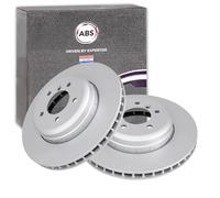 2x A.B.S. BREMSSCHEIBEN 348mm VORNE passend für BMW 5 6