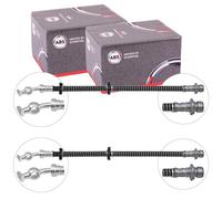 2x A.B.S. BREMSSCHLÄUCHE HINTEN LINKS + RECHTS passend für LAND ROVER DISCOVERY