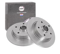 A.B.S. Bremsscheibe hinten rechts links voll 258mm für MAZDA 16296
