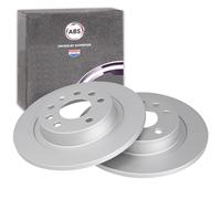 2x ABS BREMSSCHEIBEN 278mm VOLL HINTEN passend für CADILLAC BLS FIAT CROMA OPEL