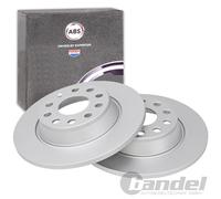 2x ABS BREMSSCHEIBEN 282mm VOLL HINTEN passend für AUDI A3 Q3 SEAT ALHAMBRA ALTE