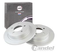 2x ABS BREMSSCHEIBEN 312mm VOLL HINTEN passend für CHRYSLER PACIFICA | 18930