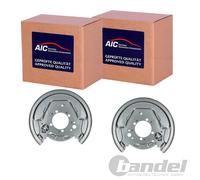 2X AIC SPRITZBLECH BREMSSCHEIBE HINTEN LINKS RECHTS passend für TOYOTA AVENSIS