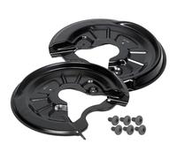 2x AIC Spritzblech Bremsscheibe + Schrauben für VW GOLF 5 6 TOURAN A3 8P hinten