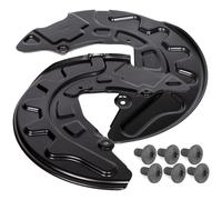 2x AIC Spritzblech Bremsscheibe + Schrauben für VW GOLF 7 A3 8V LEON 5F vorne