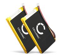 2x Akku für TomTom 4CH5.000.00 GO 930T GO 730 GO 930 GO 530 (1300mAh) Ersatzakku