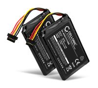 2x Akku für TomTom VFAD (1100mAh) Ersatzakku
