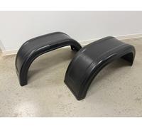 2x AL-KO Einachs Kotflügel Schutzblech 260x820mm 26x82cm 26/82 cm ALKO Anhänger