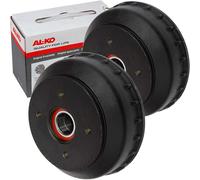2x Alko Bremstrommel + Radlager 605121 Bremse 2051 Nabe 4-loch 200x50mm Lk 4x100 Al-ko: 623.112