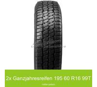2x Allwetterreifen 195/60 R16 C 99T Goodride All Season Master SW-613 | 42572