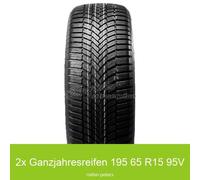 2x Allwetterreifen 195/65 R15 95V Bridgestone Weather Control A005 XL | 85211