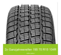 2x Allwetterreifen 195/70 R15 C 104R Leao iGreen Van 4S 3PMSF | 52149