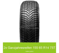 2x Allwetterreifen Kleber Quadraxer 2 3PMSF 155/65 R14 75T | 9519