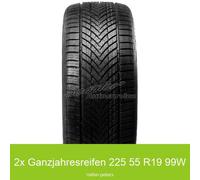 2x Allwetterreifen Rotalla Setula 4-Season RA-03 3PMSF 225/55 R19 99W | 72899