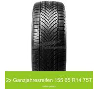 2x Allwetterreifen Tracmax X-Privilo A/S Trac Saver 3PMSF 155/65 R14 75T | 81715