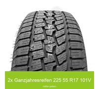 2x Allwetterreifen Yokohama Geolandar CV4S G-061 3PMSF XL 225/55 R17 101V | 5087