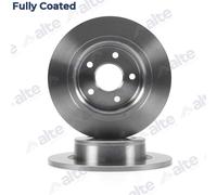 2x ALTE Bremsscheibe Hinterachse voll Ø278mm für Ford Transit Connect P65_