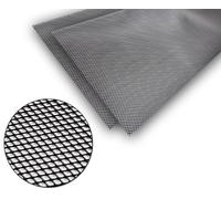 2x Alugitter 5x3 Schwarz Gitter Racegitter 100x30cm Streckgitter / gritte