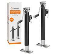Preiswert&Gut 2X Ausdrehstütze klappbar 2500kg Abstellstütze 570-950mm Stützfuß Anhänger Stahl