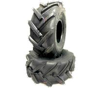 2x AS Reifen für Rasentraktor 20x10.00-8 TL mit Schlauch, AS- Profil, Rasenmäher