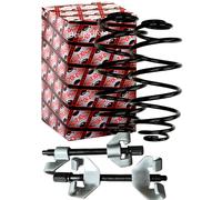 2x ASHIKA Fahrwerksfeder Vorne + Federspanner für MERCEDES E W211 S211 1.8-5.5