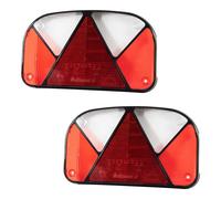 2x Aspöck Multipoint 2 Lichtscheibe Ersatzglas für Multipoint 2 Rückleuchte