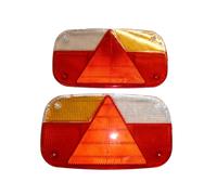 2x Aspöck Multipoint 3 III Lichtscheiben Ersatzglas für links oder rechts