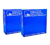 2x ATE 24.0124-0143.1 Bremsscheiben 298,5mm Vorne für DEFENDER DISCOVERY I