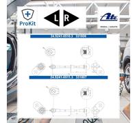 2x Ate Bremsschlauch Links, Rechts für Toyota C-HR (_X2_ _H2_) C-HR C-HR VAN