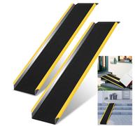 2X Auffahrrampe Rampe Auffahrschiene Rollstuhlrampe Laderampe 300kg pro Stück